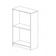 Credenza Open Shelves